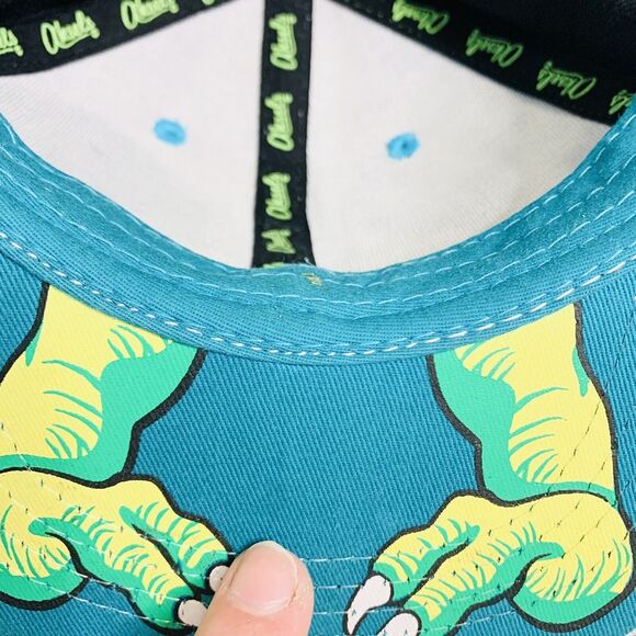 Aksels T Rex Dinosaur Snapback Embroidery Cap Flatbill Adjustable Hat - Picture 5 of 8